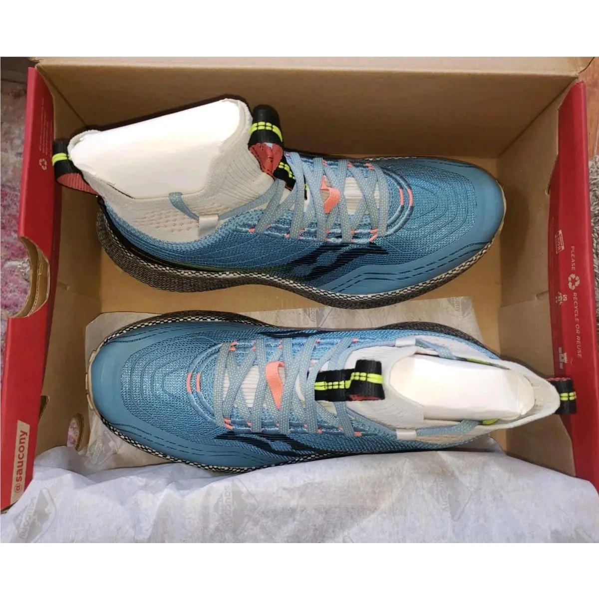 Saucony shoes - Saucony Endorphin Trail Mid - Endorphin Trail Mid - S10646-06 - Blue 41