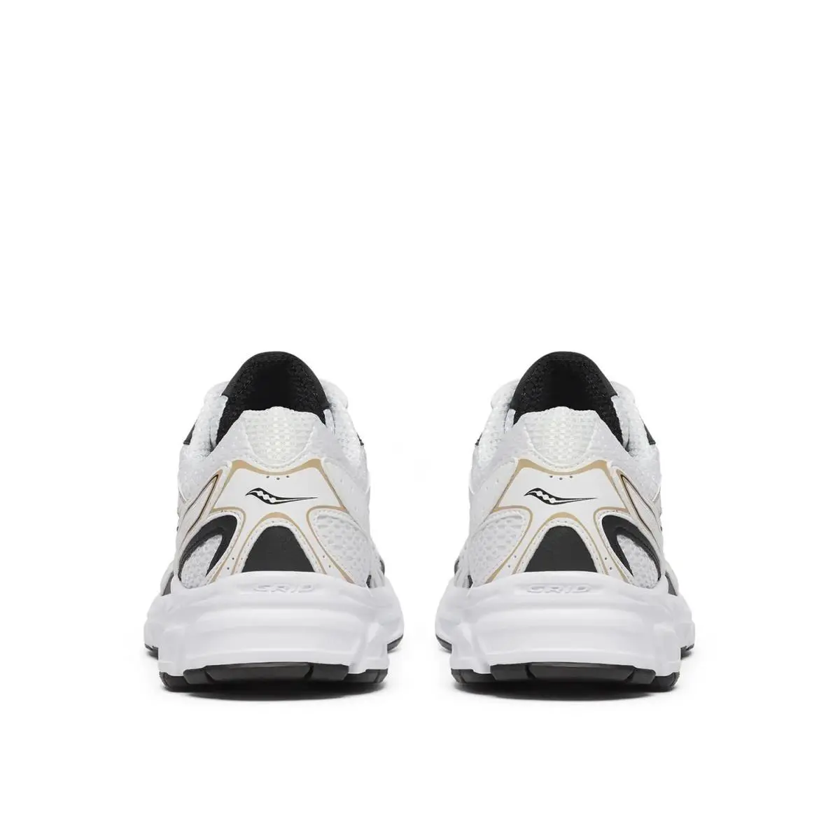Saucony shoes - White/Black/Gold Metallic 1
