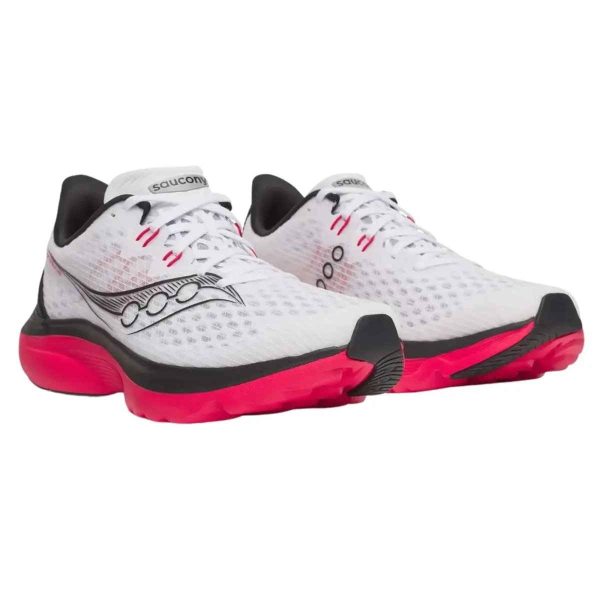 Saucony shoes - WHITE/RED 7