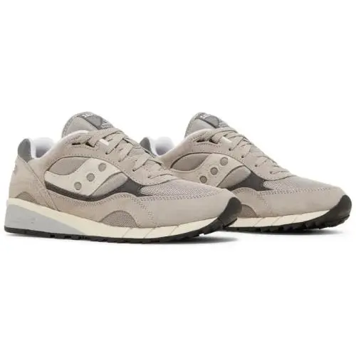 Saucony Shadow 6000 S70441-7 Grey Silver Mens Runner 8-13 - Grey / Silver