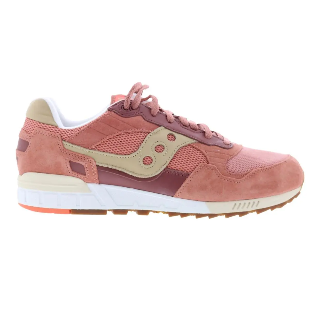 Saucony Shadow 5000 S70637-6 Mens Pink Suede Lifestyle Sneakers Shoes