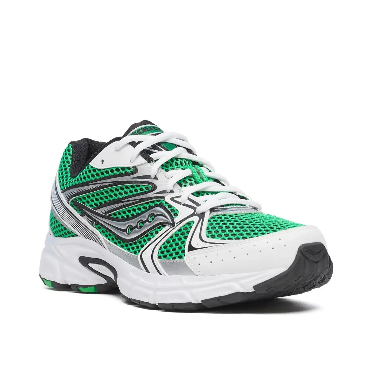Man`s Athleisure Saucony Ride Millennium Sneaker - White/Green