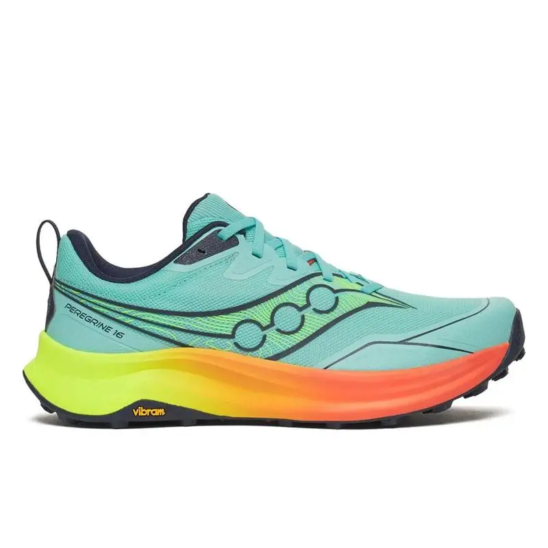Saucony Peregrine 16 Splash/citron Trail Running Shoe Mens US Sizes 7-15
