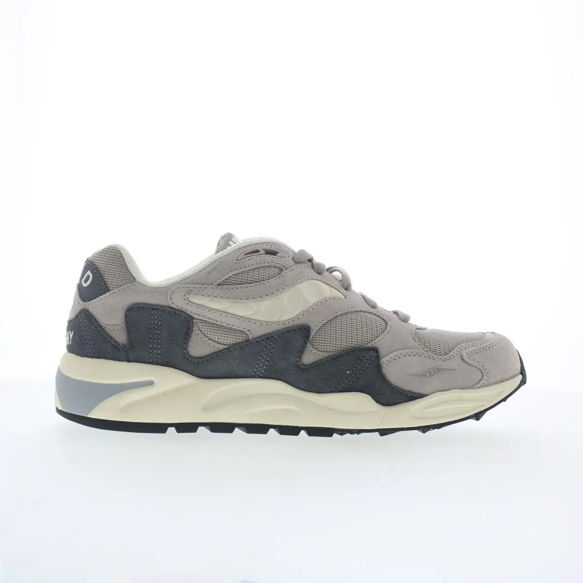 Saucony Grid Shadow 2 S70772-2 Mens Gray Suede Lifestyle Sneakers Shoes