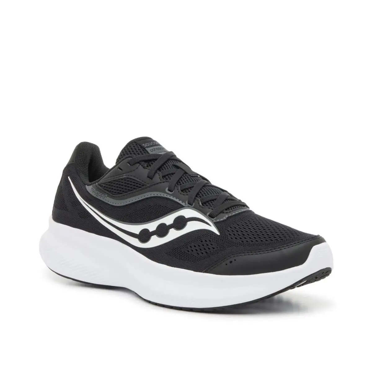 Man`s Athleisure Saucony Cohesion 18 Running Shoe - Black/White