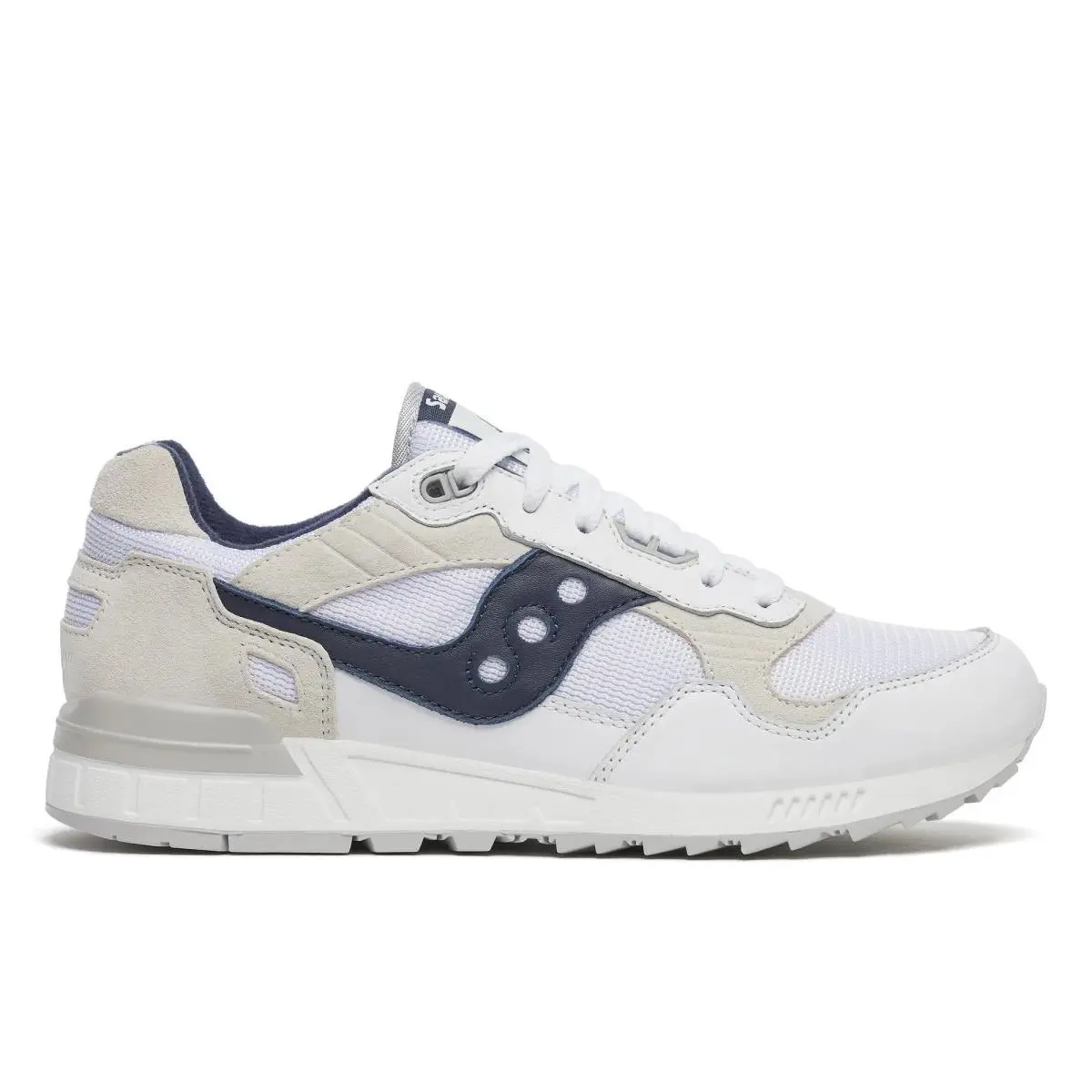 Saucony Unisex Shadow 5000 Shoes - White | Navy