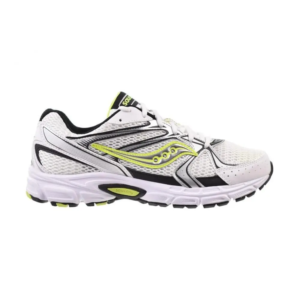 Saucony Ride Millennium Men`s Shoes White/silver/yellow S70812-49 - Wht/Silv/Yell