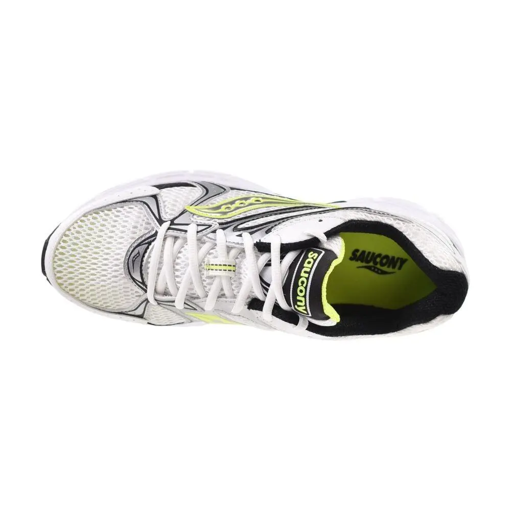 Saucony shoes - Wht/Silv/Yell 9