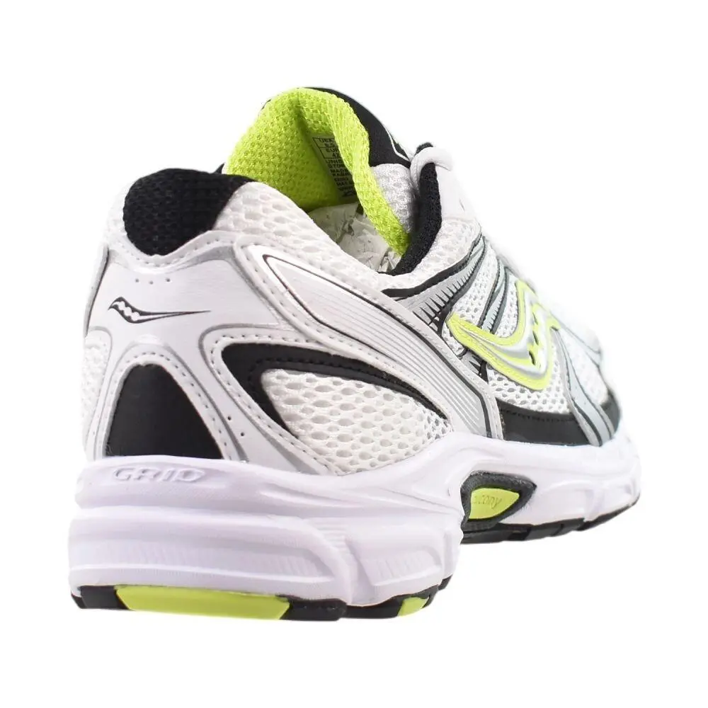 Saucony shoes - Wht/Silv/Yell 7