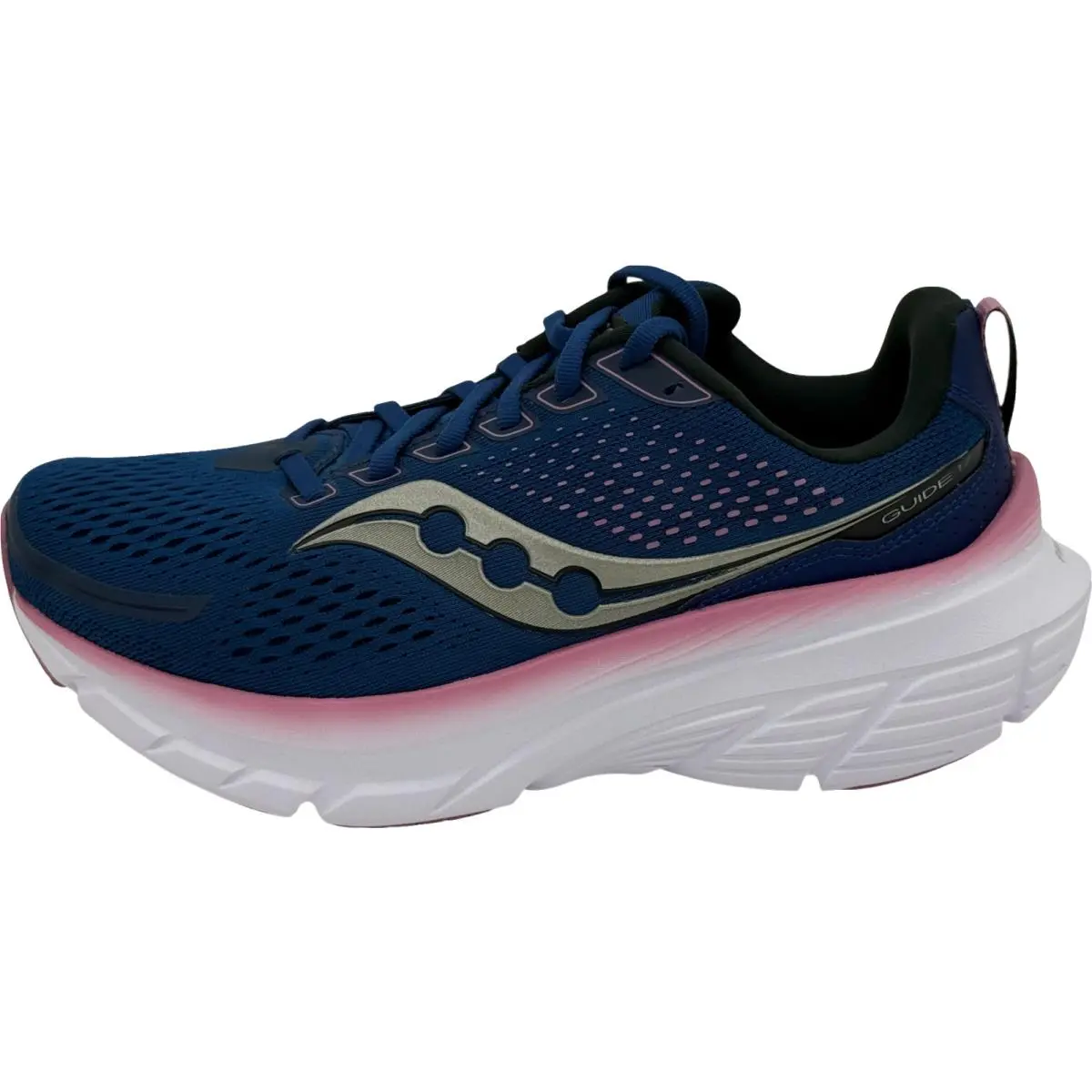 Saucony Guide 17 Women`s 10.0 D Navy/orchid Wide