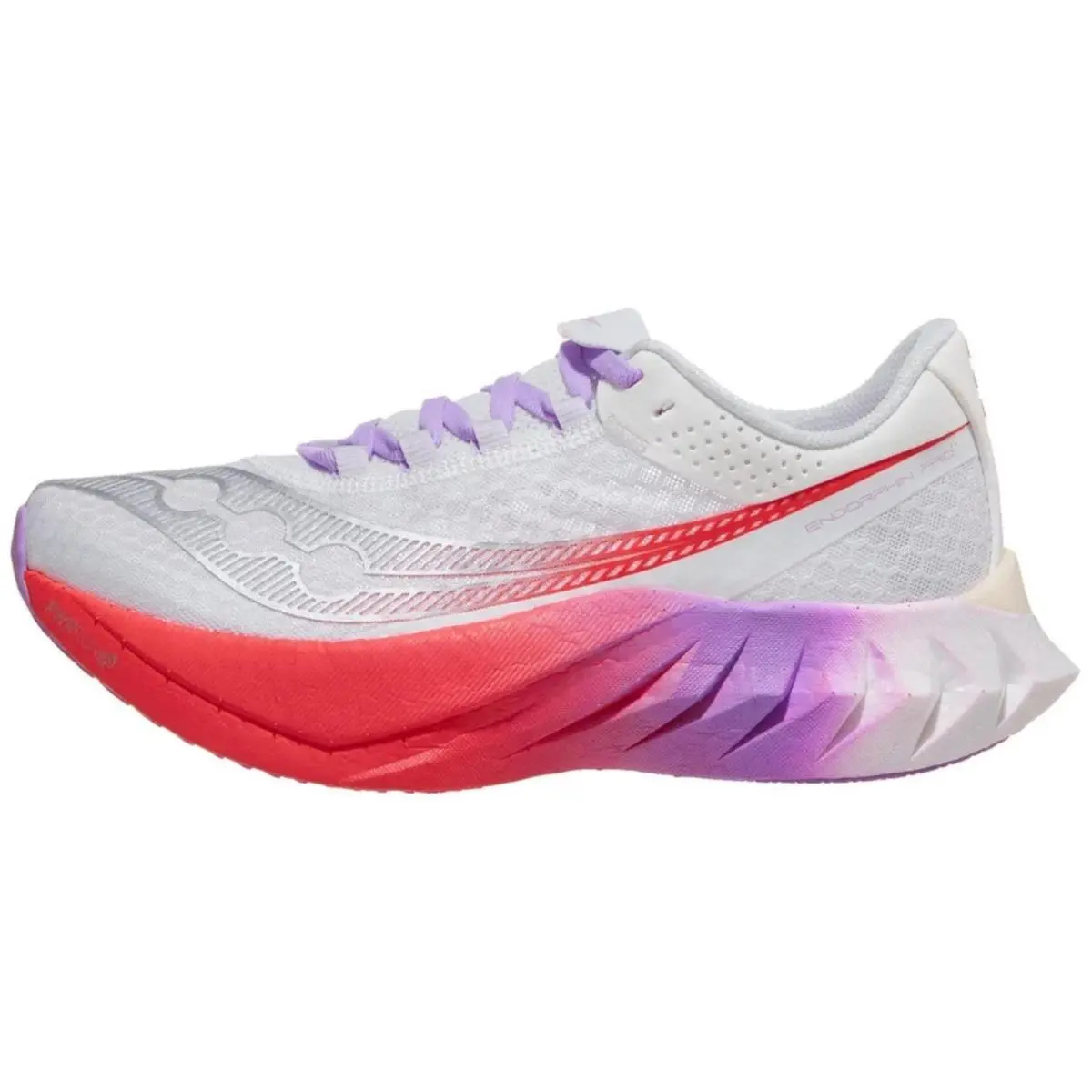 Saucony Women`s Endorphin Pro 4 Sneaker White/crocus 7 - White/Crocus