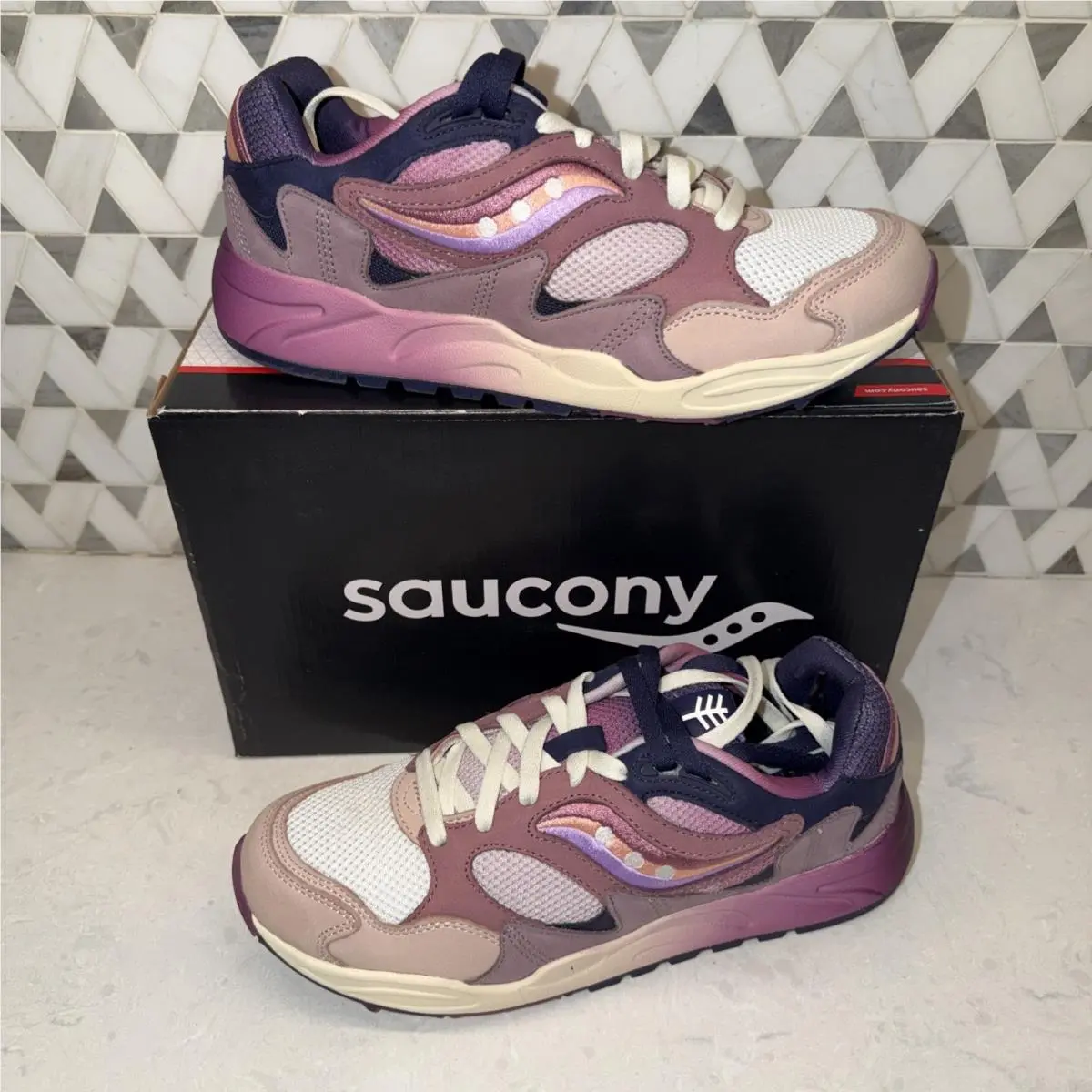 Saucony shoes - Saucony Grid Shadow 2 - Grid Shadow - S70838-1 - Purple 3