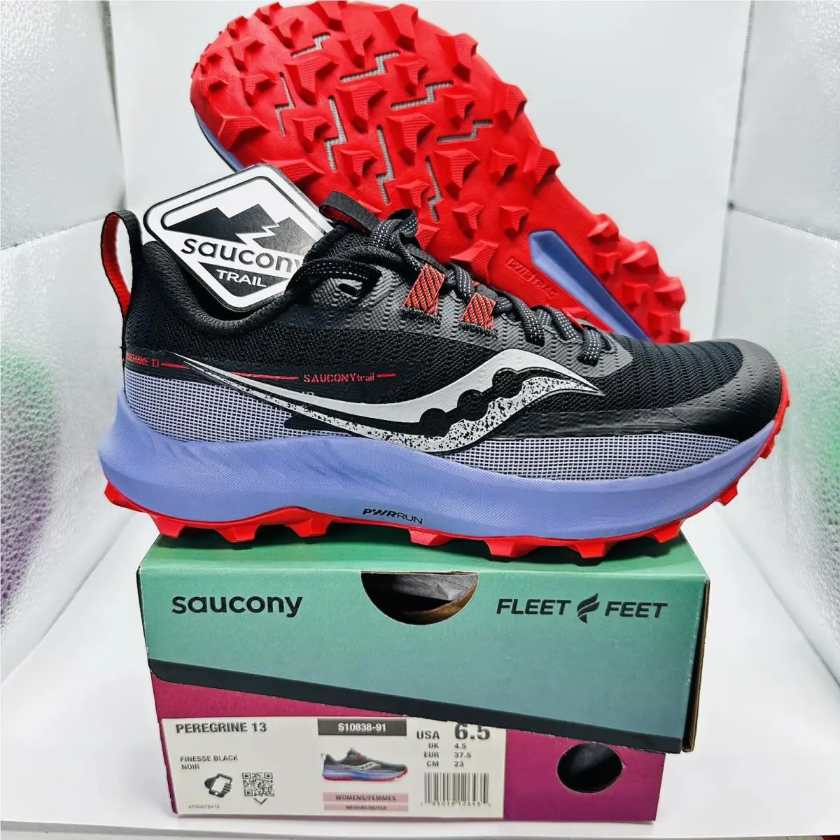 Saucony Peregrine 13 ‘finesse Black’ Women’s Trail Running Shoe S10838-91