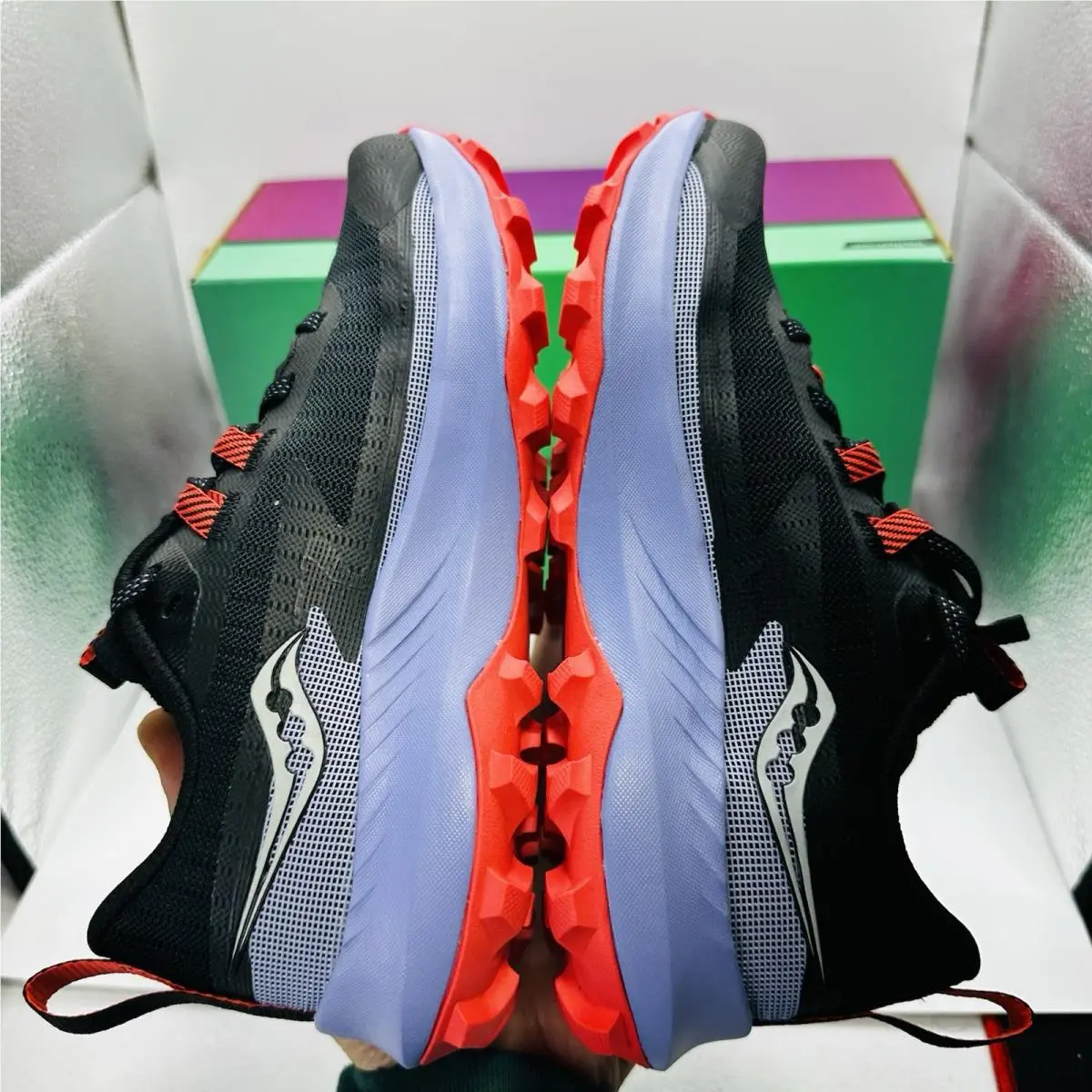 Saucony shoes - Saucony Peregrine 13 - Peregrine - S10838-91 - Finesse Black (UPC: 0195019126435) 3