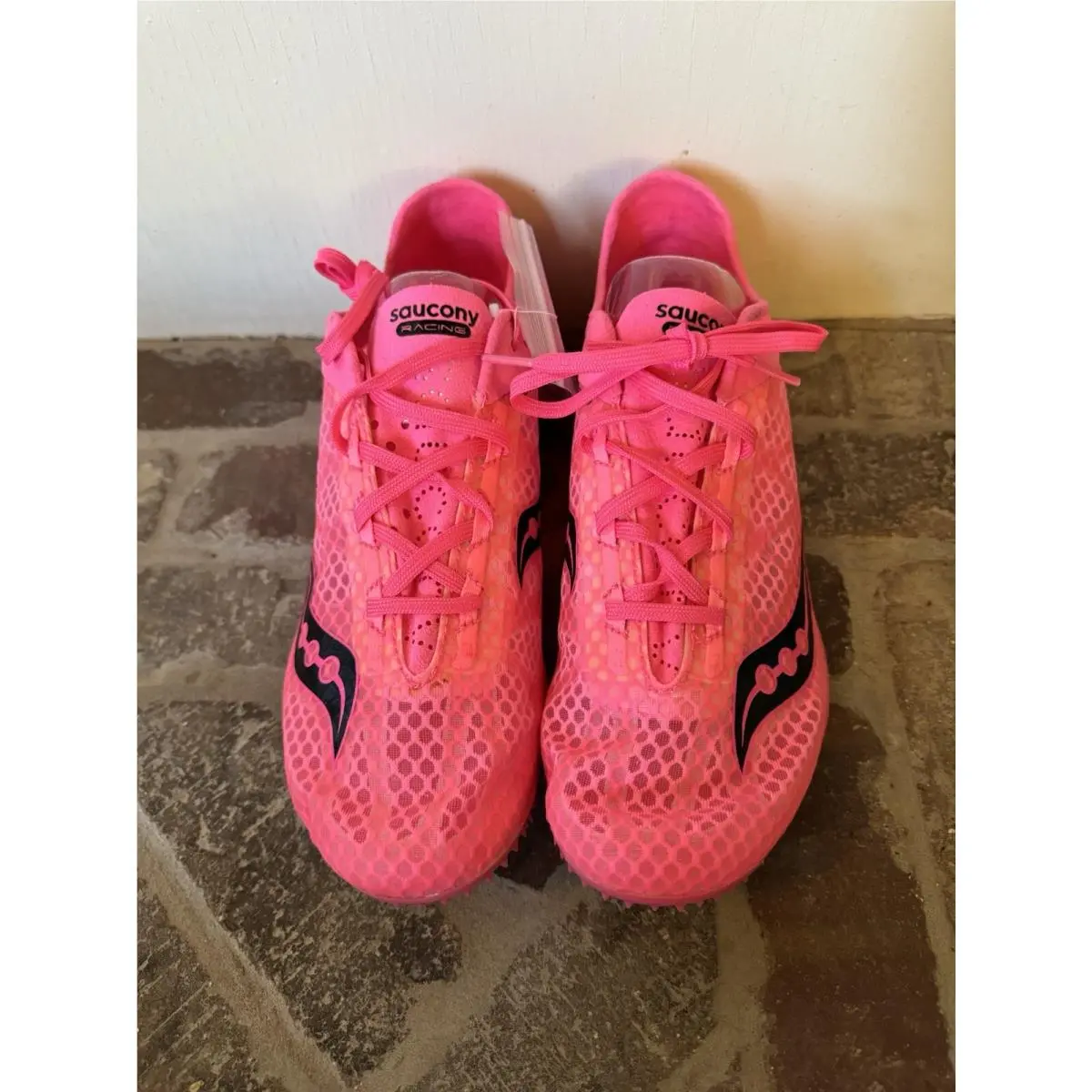 Saucony Racing Endorphin Lightweight Track Shoes Women’s 10.5 Pink NO Lid