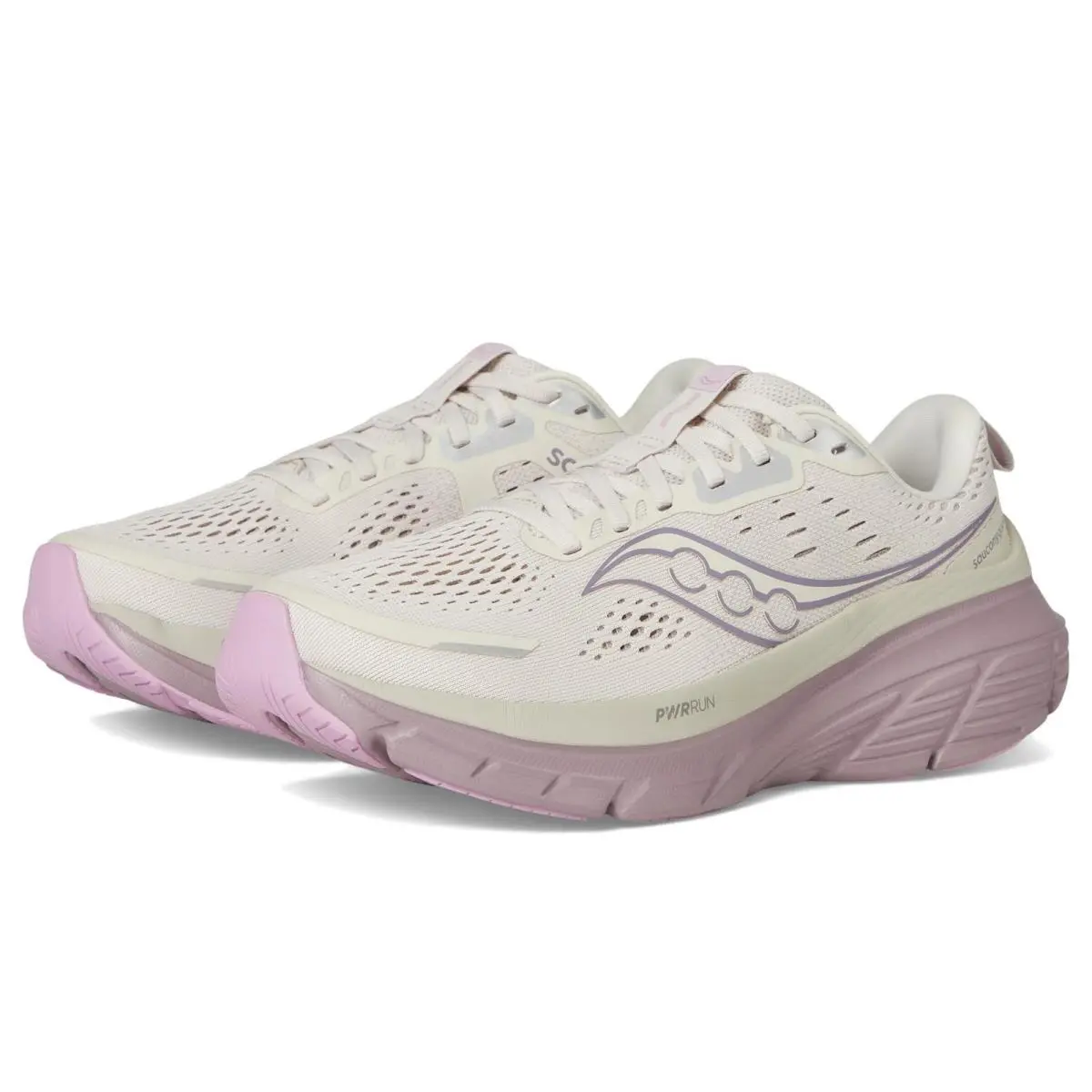 Saucony Women`s Guide 18 Sneaker Moon/quail 11.5 Wide