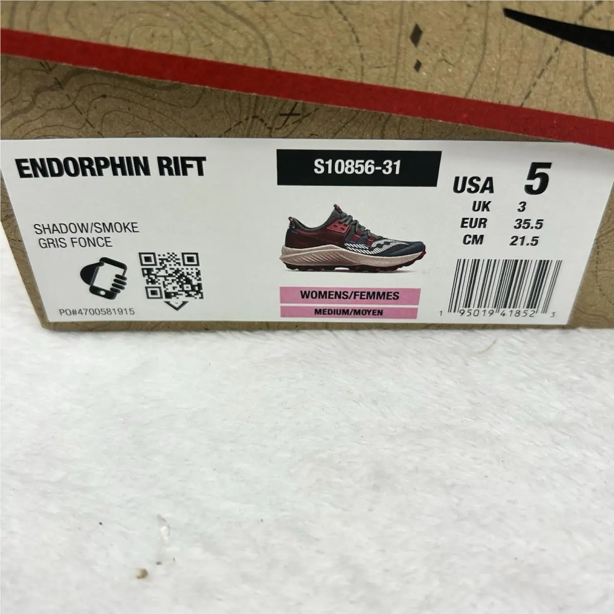Saucony shoes - Gray (UPC: 0195019418523) 11