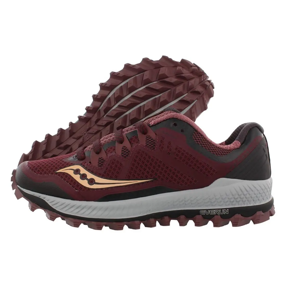 Saucony Peregrine 8 Hiking Shoe Womens Shoes Size 9.5 Color: Wine/beach