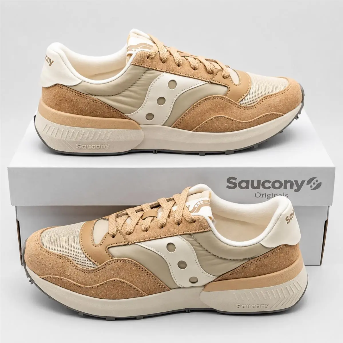 Saucony Jazz Nxt S70790-31 Beige Vanilla Retro Sneakers Men’s 11.5 Women’s 13
