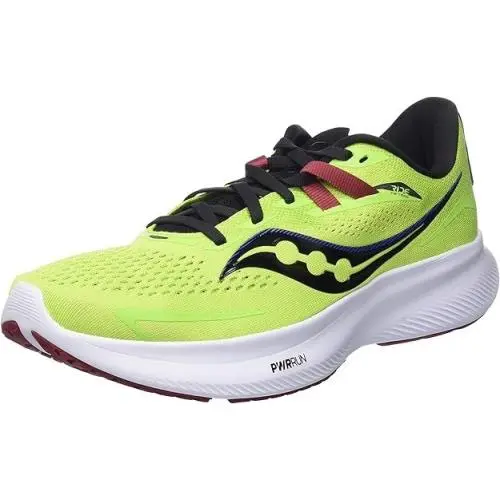 Saucony Ride 15 Men`s Sneakers Shoes S20729-25 Acid Lime Size 9.5 US