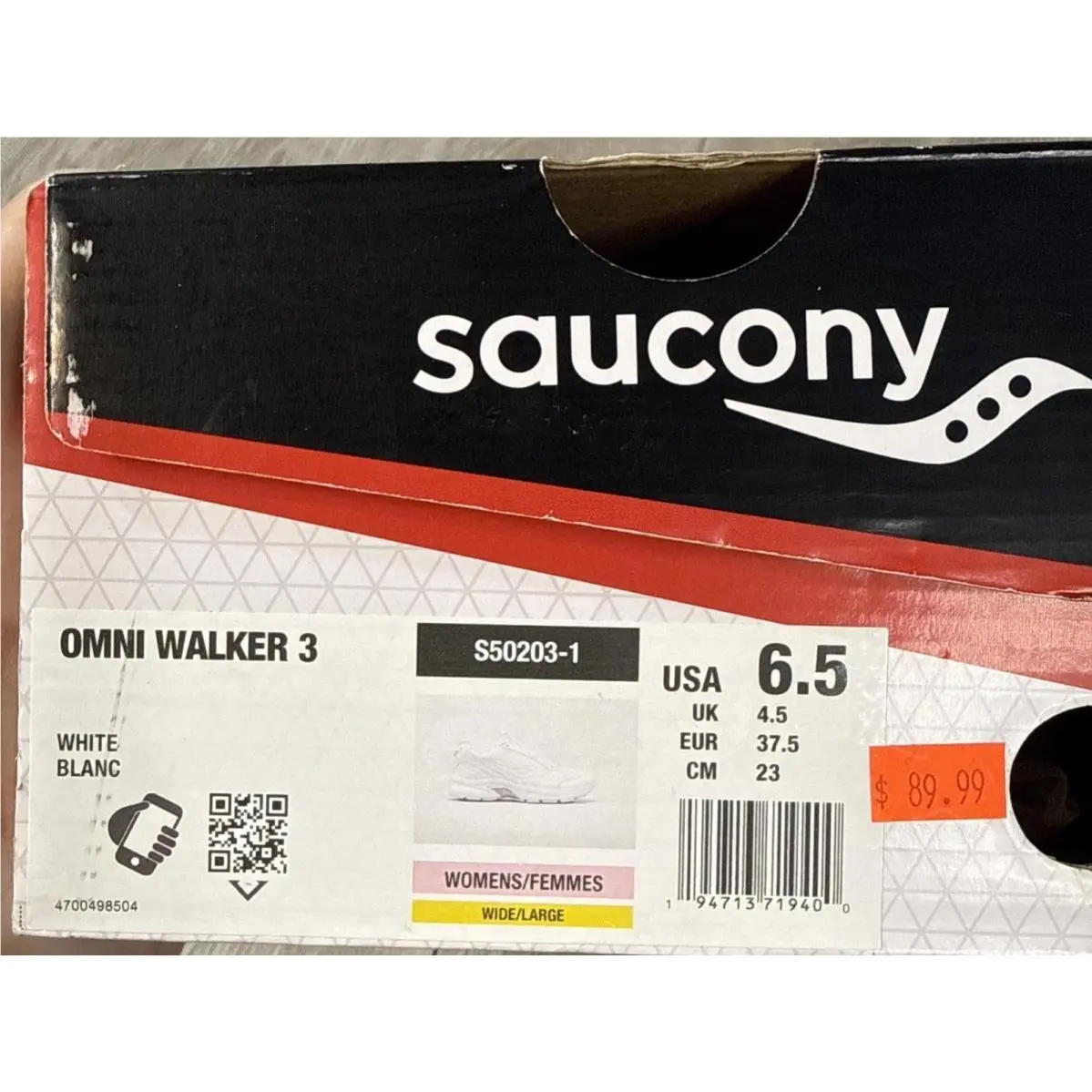 Saucony shoes - Saucony Omni Walker 3 - Omni Walker - S50203-1 - White (UPC: 0194713719400) 13