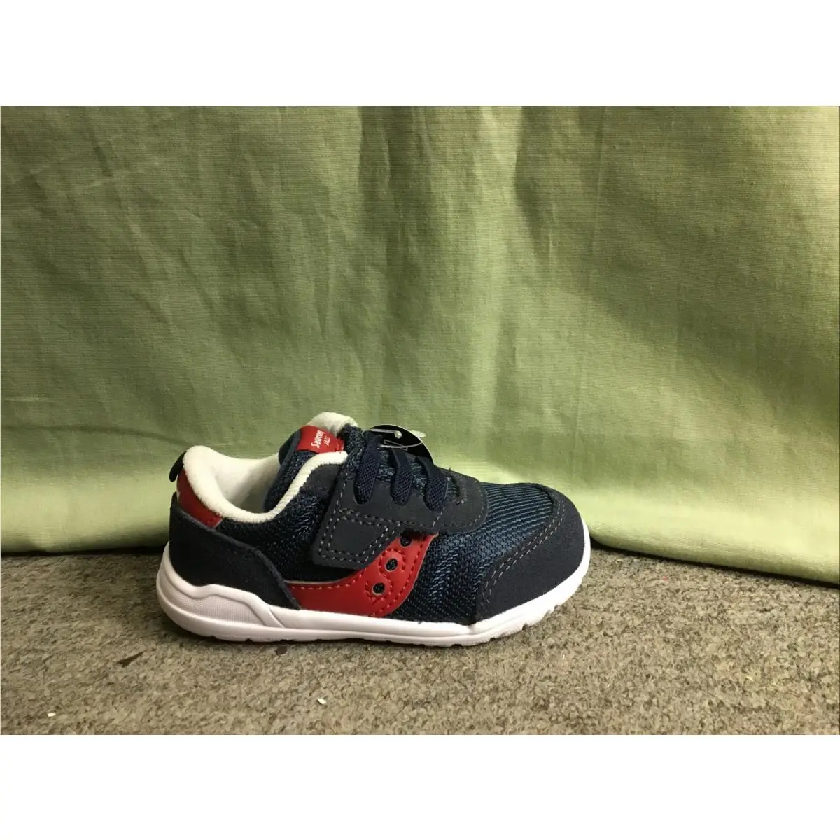 Little Boys Saucony SL264027 Navy/red Jazz Riff Sneakers 5.5 Medium