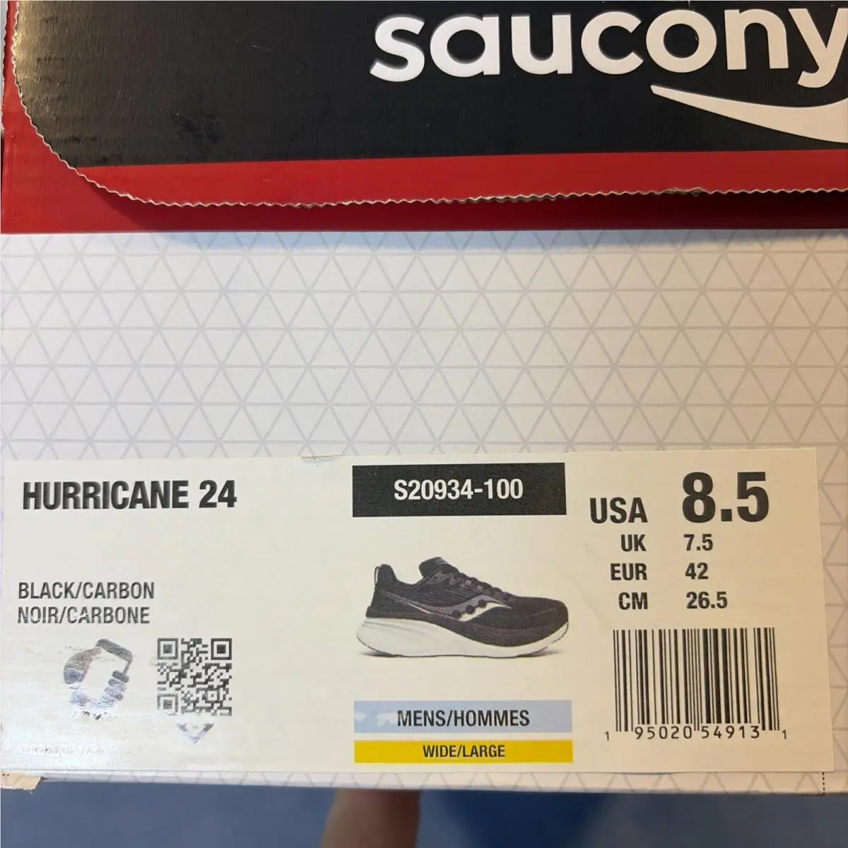 Saucony shoes - Saucony Hurricane 24 - Hurricane - Black/Carbon 4