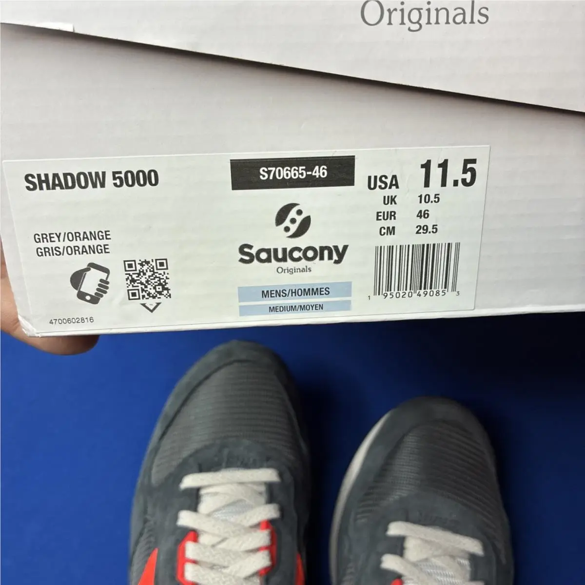 Saucony shoes - Saucony Shadow 5000 - Shadow - S70665-46 - Grey/Orange 4