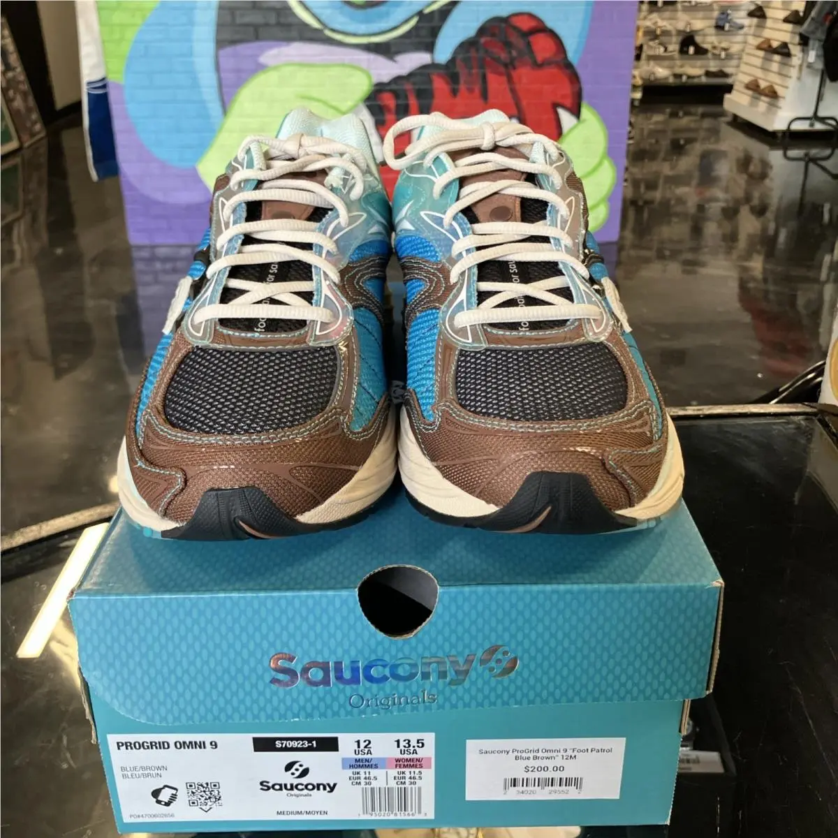 Saucony shoes - Footpatrol x Saucony ProGrid Omni 9 - S70923-1 - Brown 0