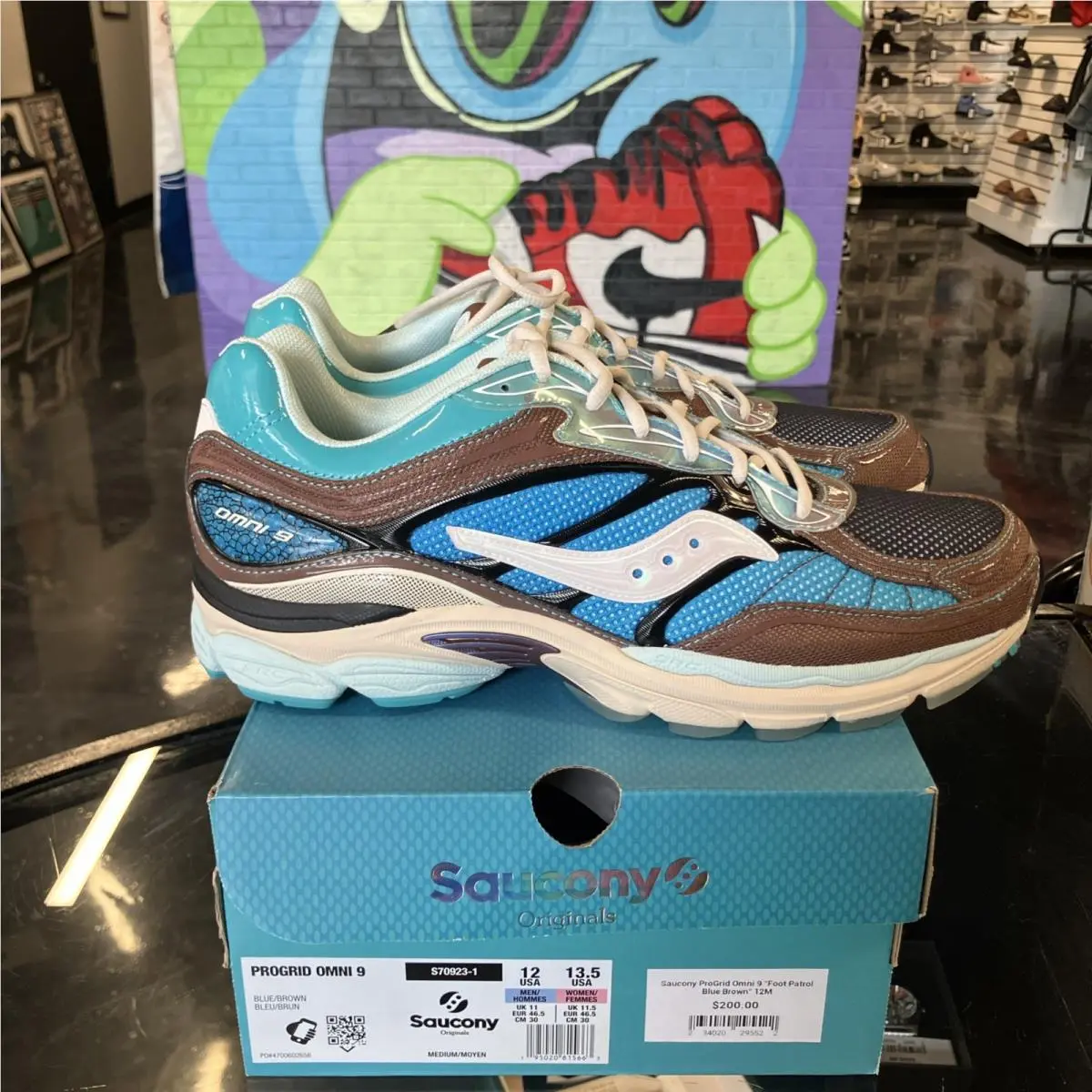 Saucony shoes - Footpatrol x Saucony ProGrid Omni 9 - S70923-1 - Brown 1