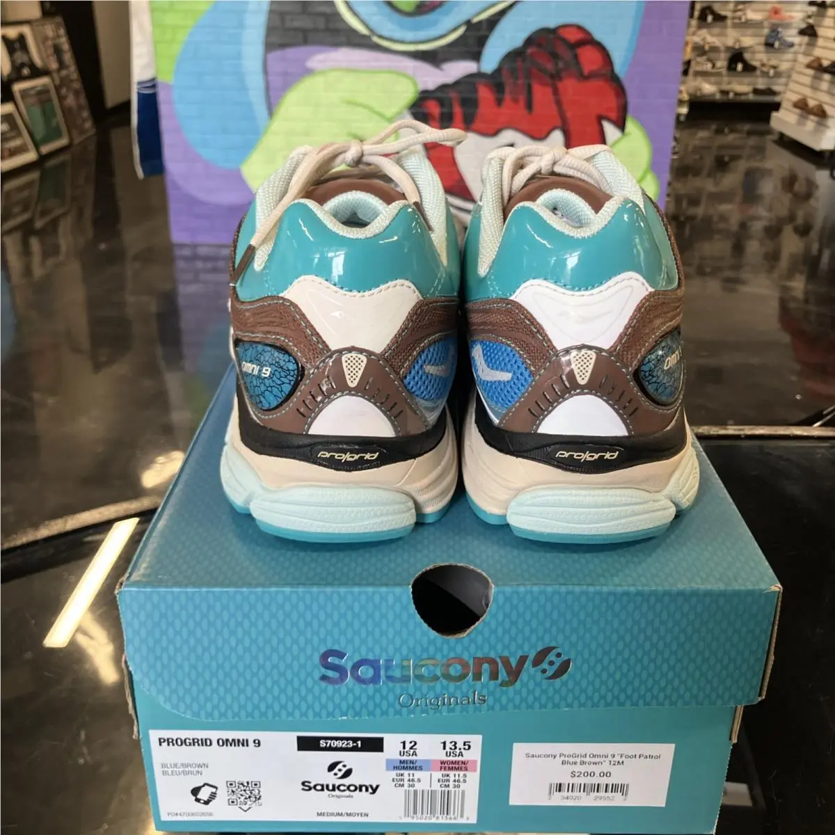 Saucony shoes - Footpatrol x Saucony ProGrid Omni 9 - S70923-1 - Brown 2