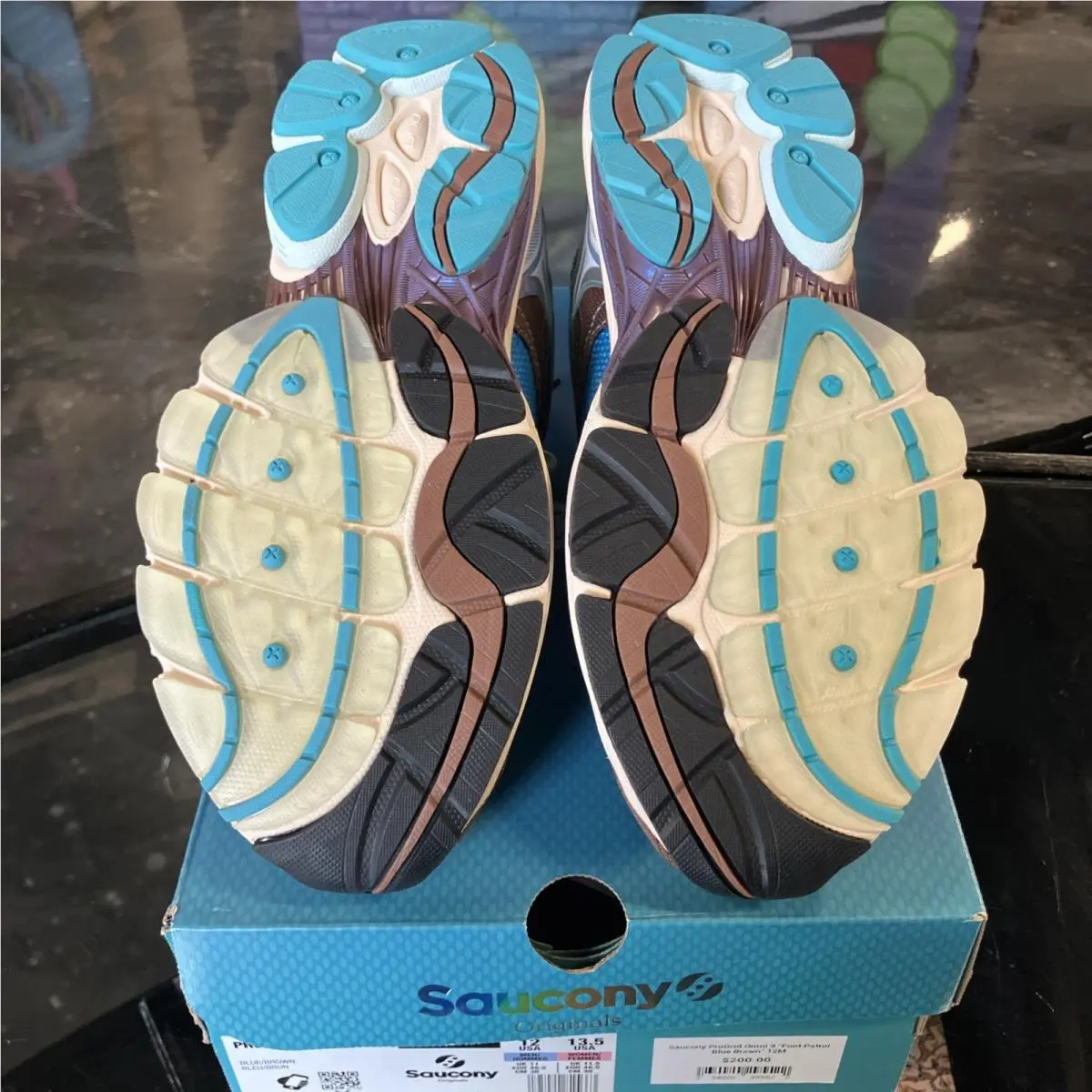 Saucony shoes - Footpatrol x Saucony ProGrid Omni 9 - S70923-1 - Brown 4