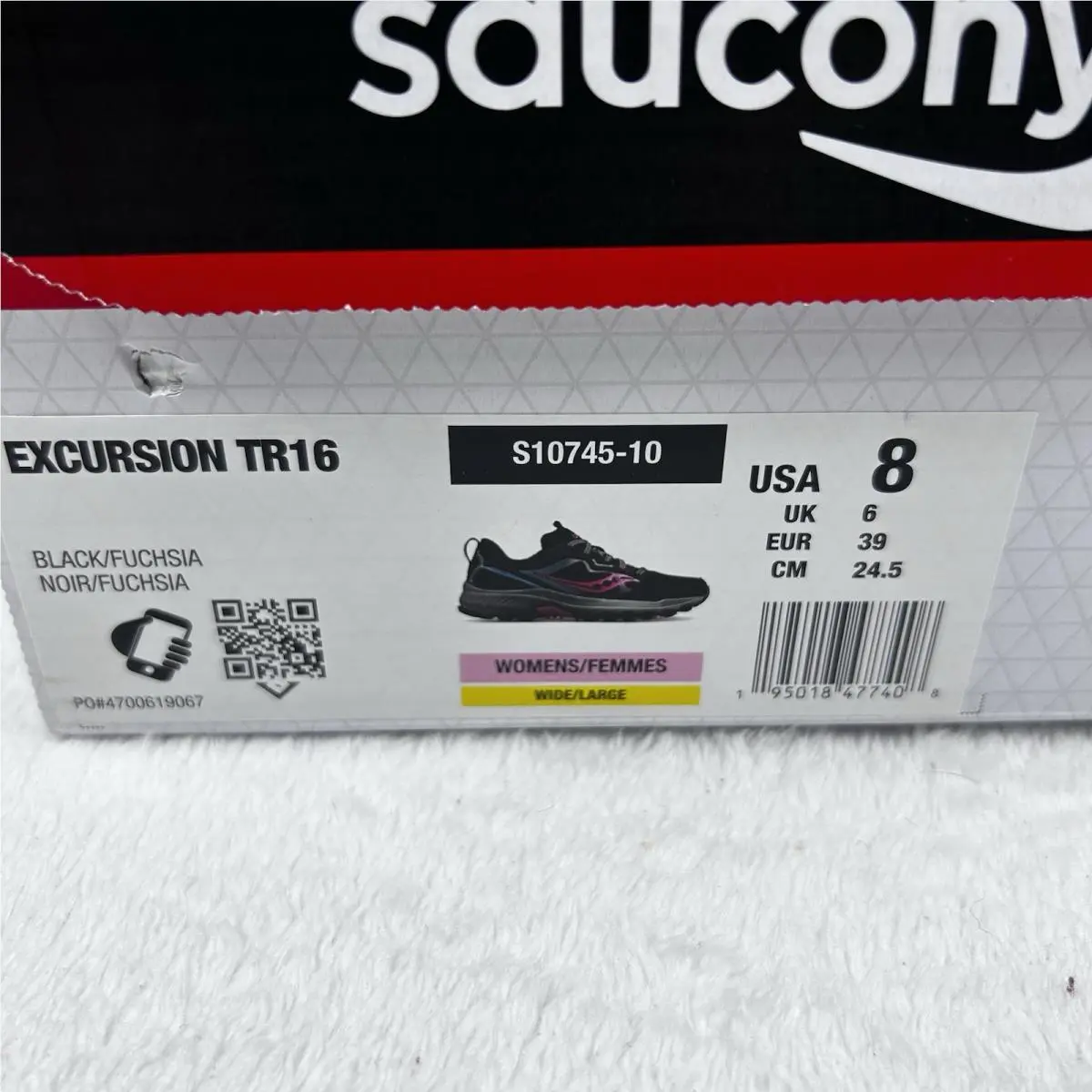 Saucony shoes - Saucony Excursion TR16 - Excursion - S10745-10 - Black (UPC: 0195018477408) 11
