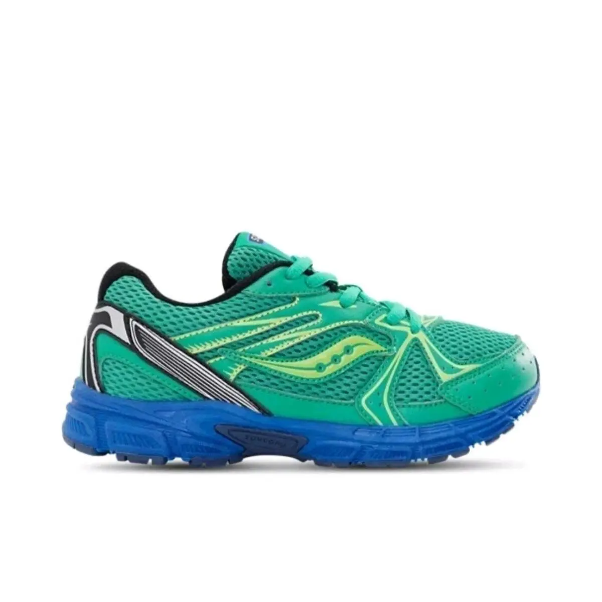 Saucony Ride Millennium Kdz Green Blue Unisex Kids Running Shoes US 6.5M
