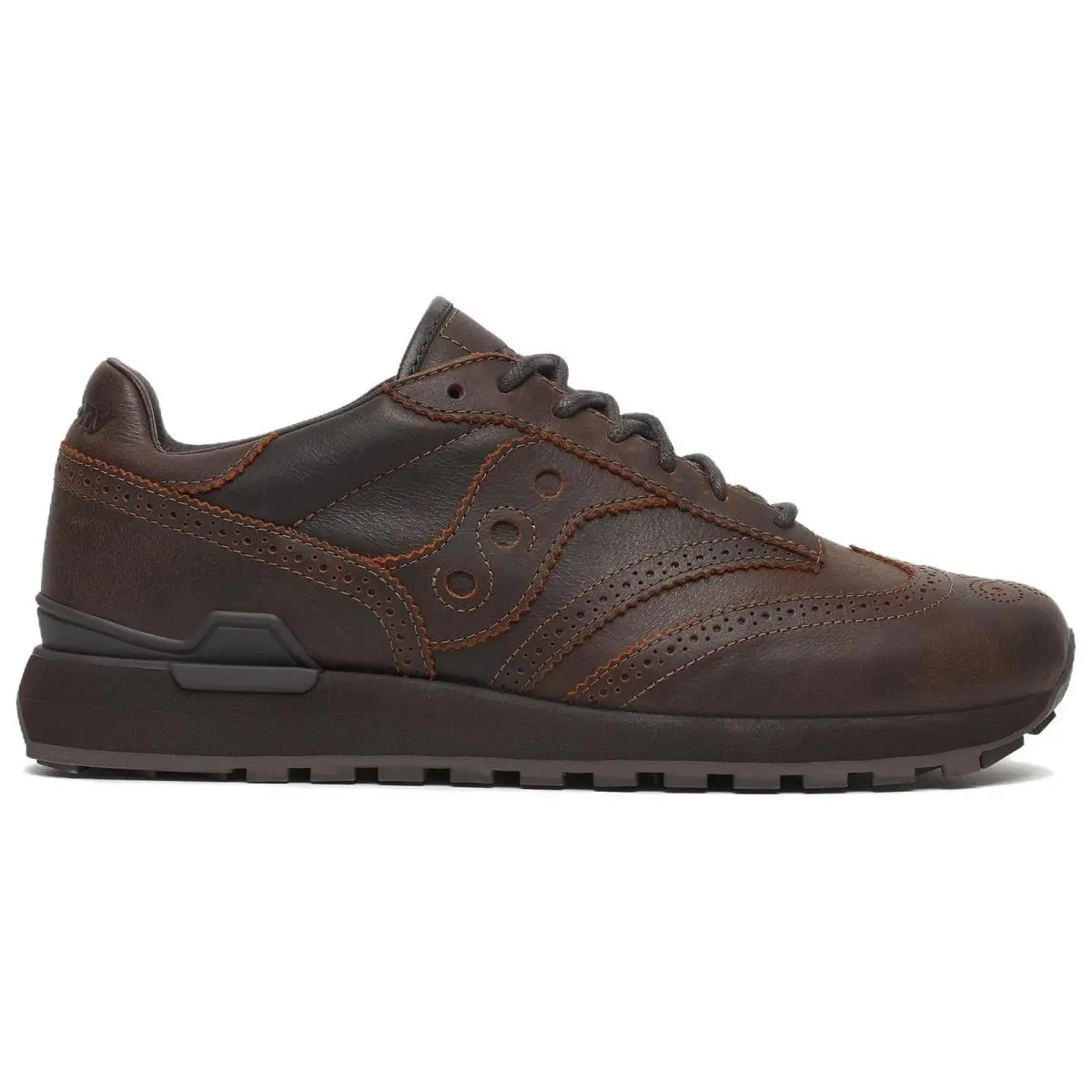 Saucony Shadow Original Mens 8 -saucony x Engineered Garments Shadow Wingtip Brown S71046-1 - Brown