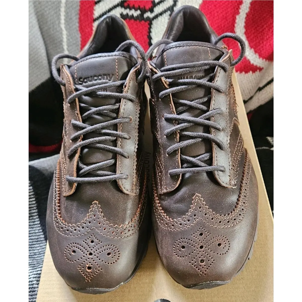 Saucony shoes - Engineered Garments x Saucony Shadow Original Wingtip - S71046-1 - Brown 0