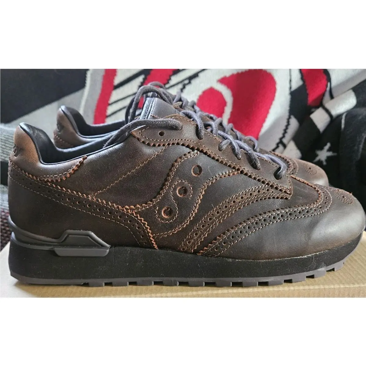 Saucony shoes - Engineered Garments x Saucony Shadow Original Wingtip - S71046-1 - Brown 1