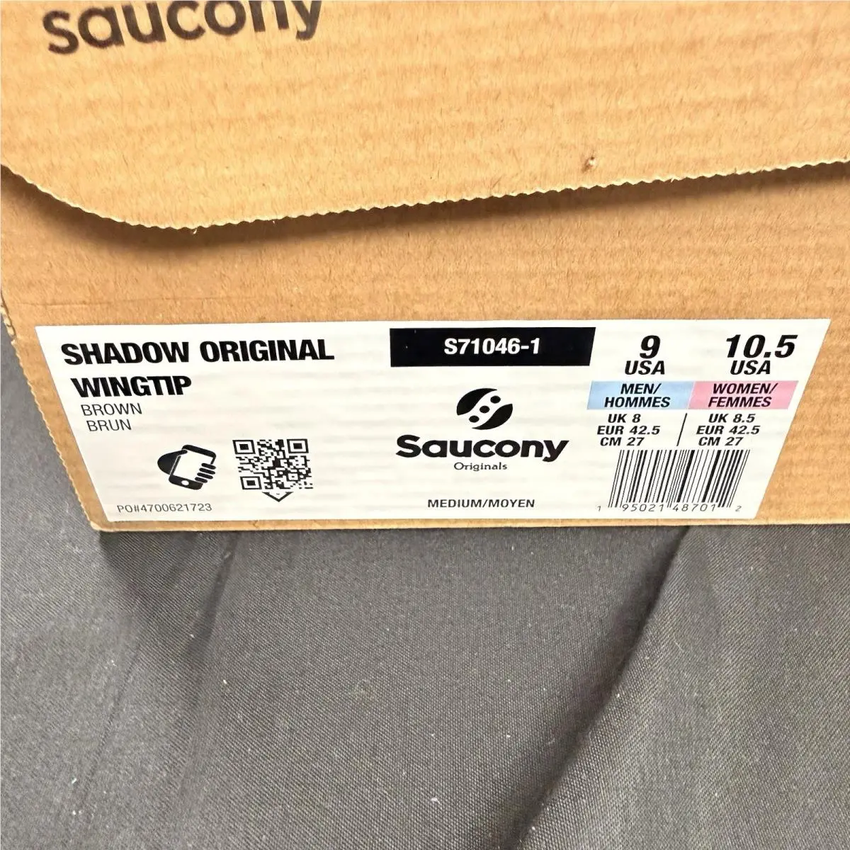 Saucony shoes - Saucony Shadow Original - Shadow Original - S71046-1 - Brown 12