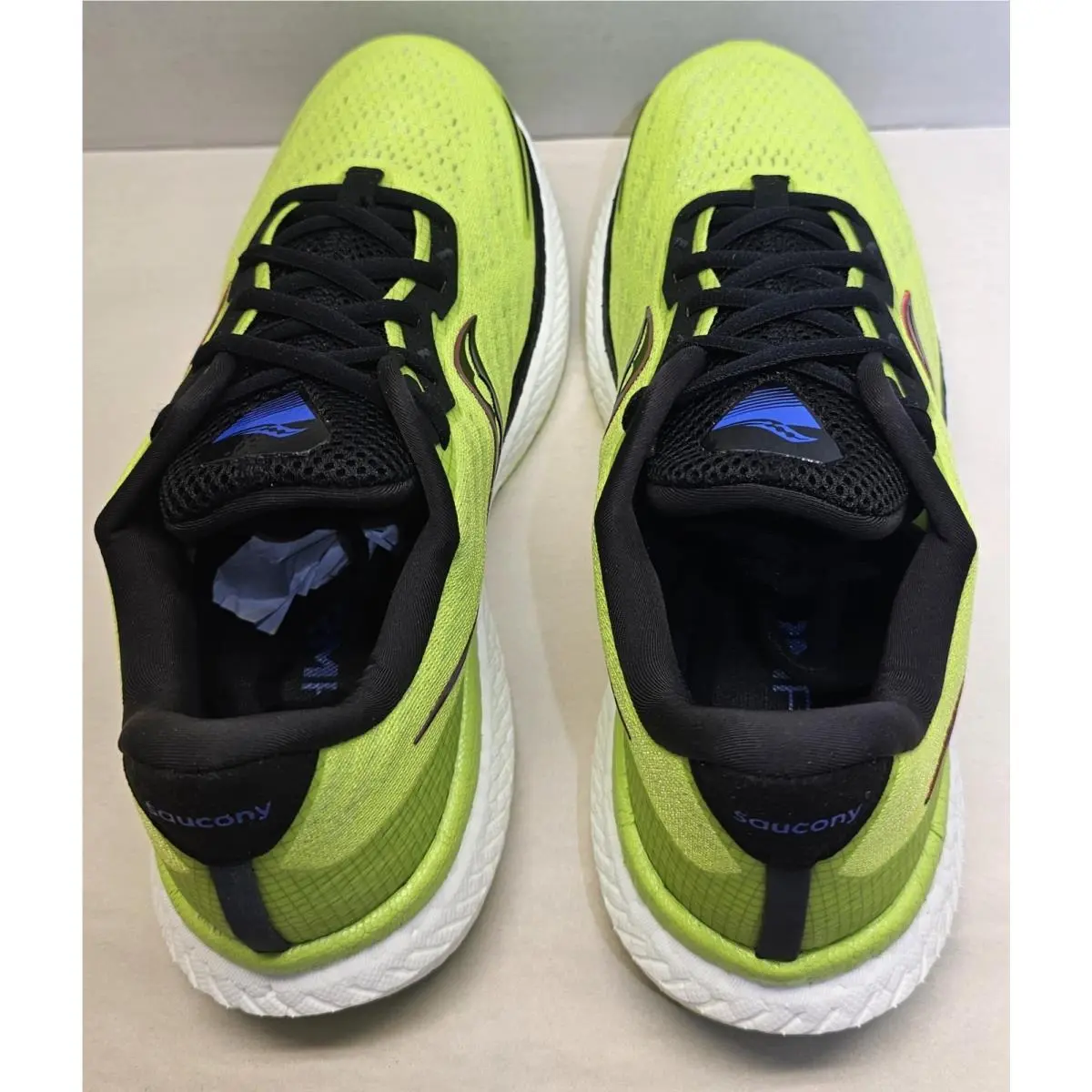 Saucony shoes - Saucony Triumph 19 - Triumph - S20678 25 - Acid/Blue Raz/Chaux ( lime Green/Blue/Black/Burgundy/White) 17