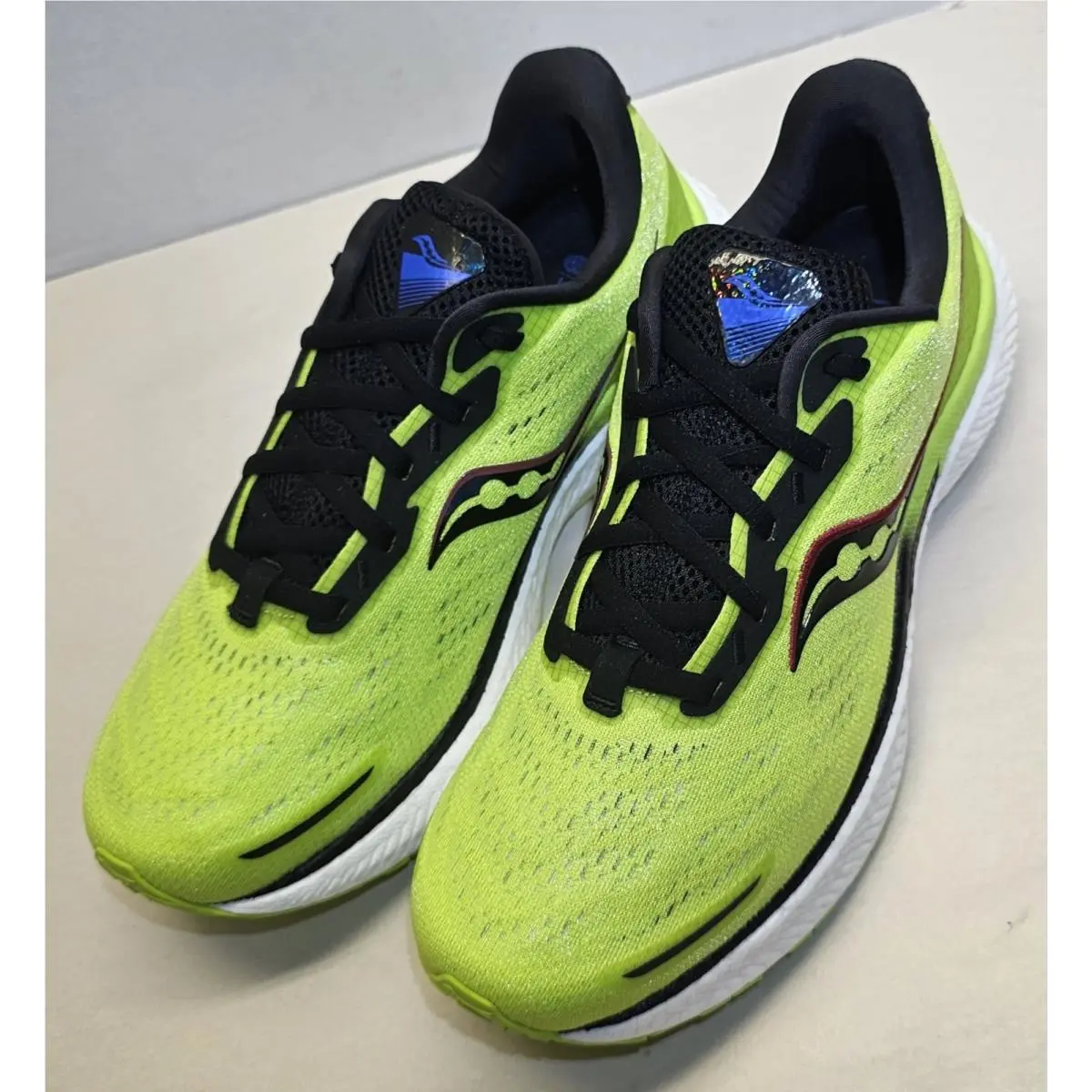 Saucony shoes - Saucony Triumph 19 - Triumph - S20678 25 - Acid/Blue Raz/Chaux ( lime Green/Blue/Black/Burgundy/White) 4