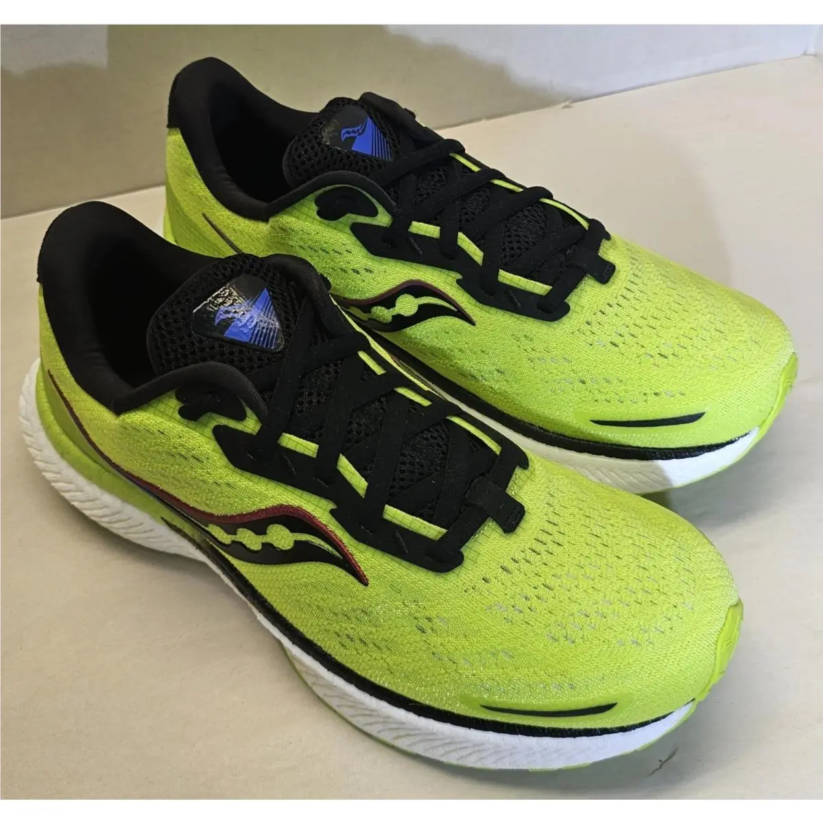 Saucony shoes - Saucony Triumph 19 - Triumph - S20678 25 - Acid/Blue Raz/Chaux ( lime Green/Blue/Black/Burgundy/White) 5