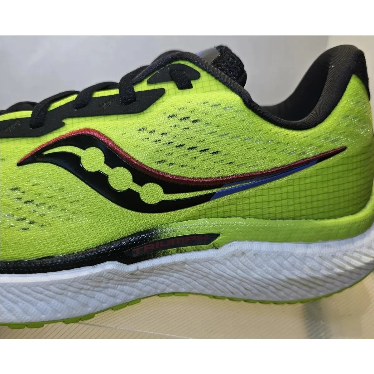 Saucony shoes - Saucony Triumph 19 - Triumph - S20678 25 - Acid/Blue Raz/Chaux ( lime Green/Blue/Black/Burgundy/White) 15
