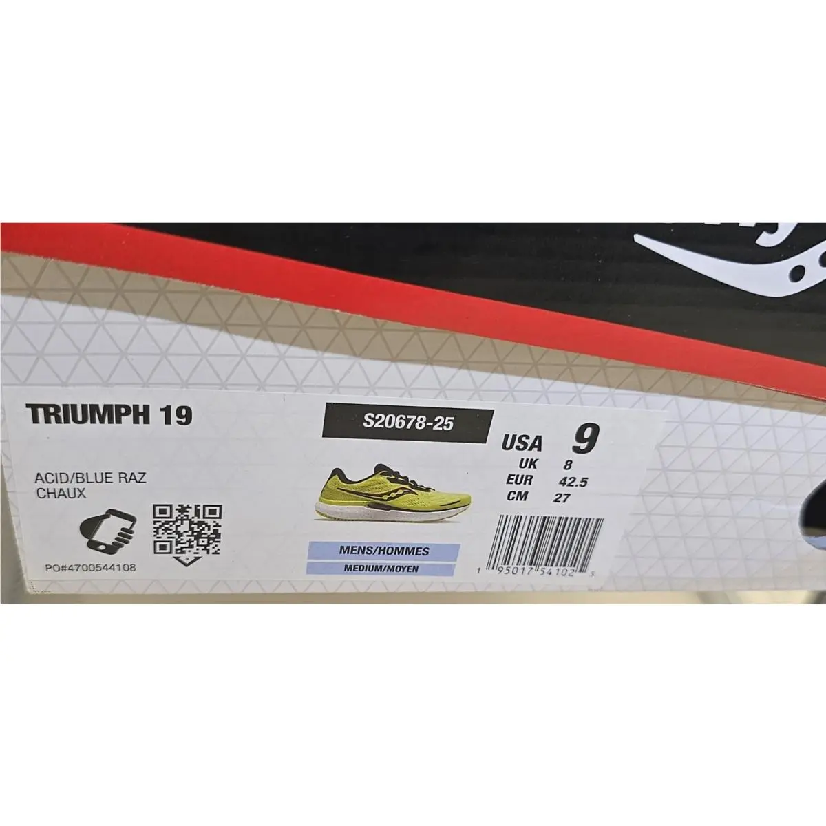 Saucony shoes - Saucony Triumph 19 - Triumph - S20678 25 - Acid/Blue Raz/Chaux ( lime Green/Blue/Black/Burgundy/White) 2