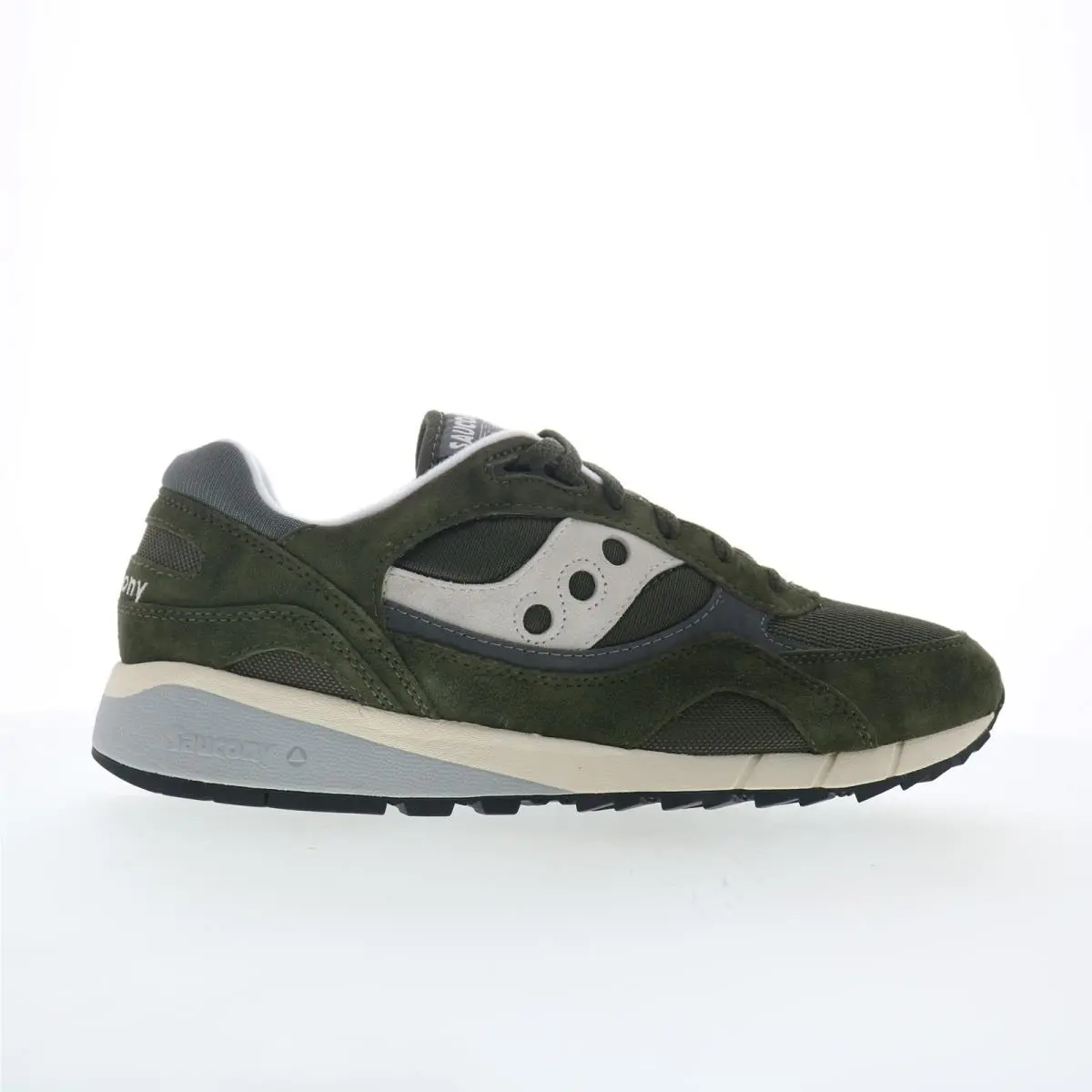 Saucony Shadow 6000 S70441-45 Mens Green Suede Lifestyle Sneakers Shoes 13