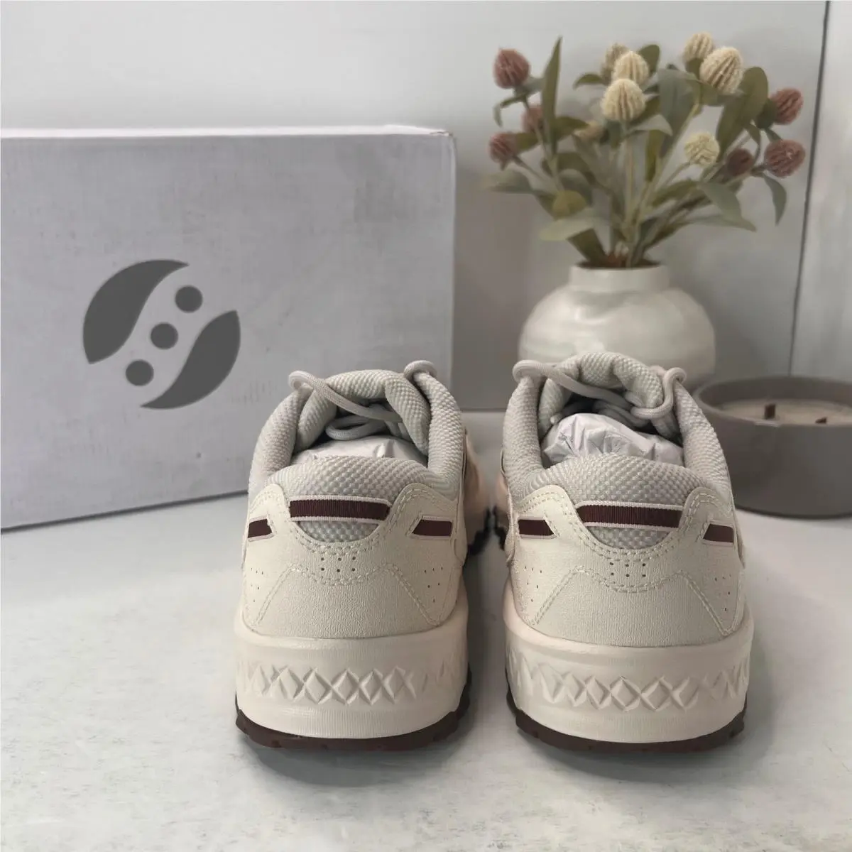 Saucony shoes - Saucony Grid Peak - Grid Peak - Sand Burgundy (UPC: 195020083338) 2