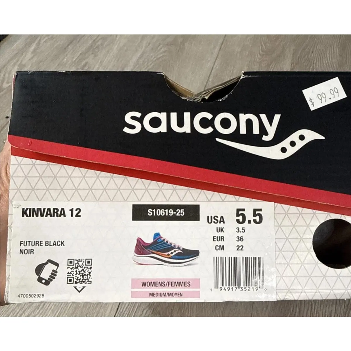 Saucony shoes - Saucony Kinvara 12 - Kinvara - S10619-25 - Future Black (UPC: 0194917352199) 12