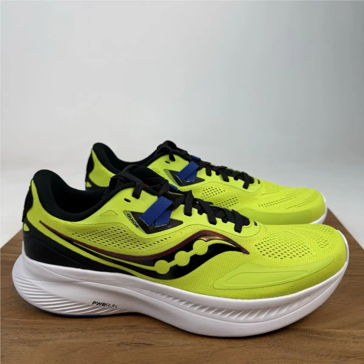 Mens Saucony Guide 15 Green Athletic Running Shoes Sneakers Size 10 M