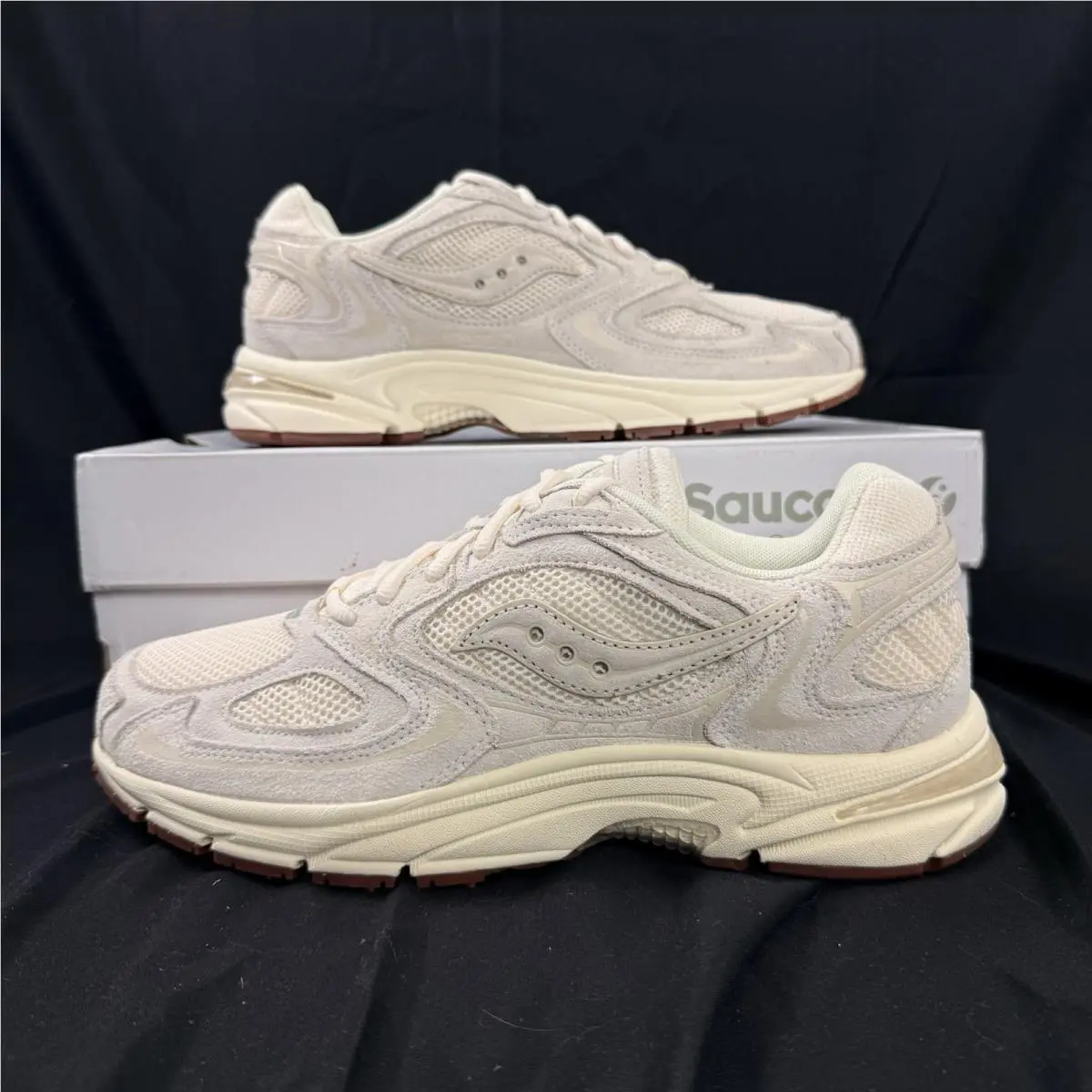 Saucony Grid Jazz 9 Suede Pack Ivory Mens Size 9.5 Womens 11 Sneakers S70898-6