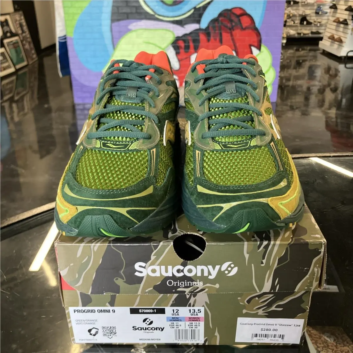 Saucony shoes - Saucony Starcow x ProGrid Omni 9 - S70869-1 - Green 0