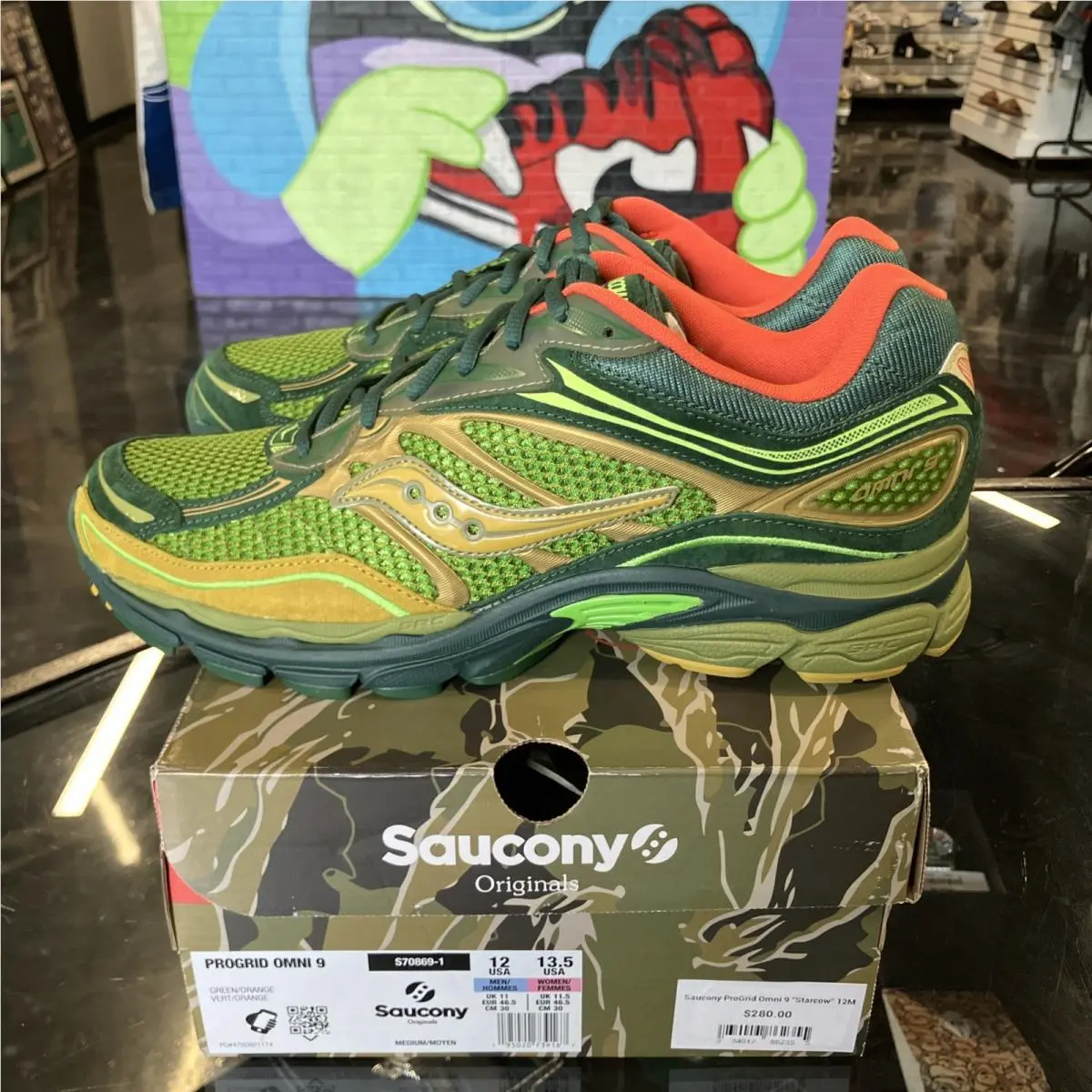 Saucony shoes - Saucony Starcow x ProGrid Omni 9 - S70869-1 - Green 3